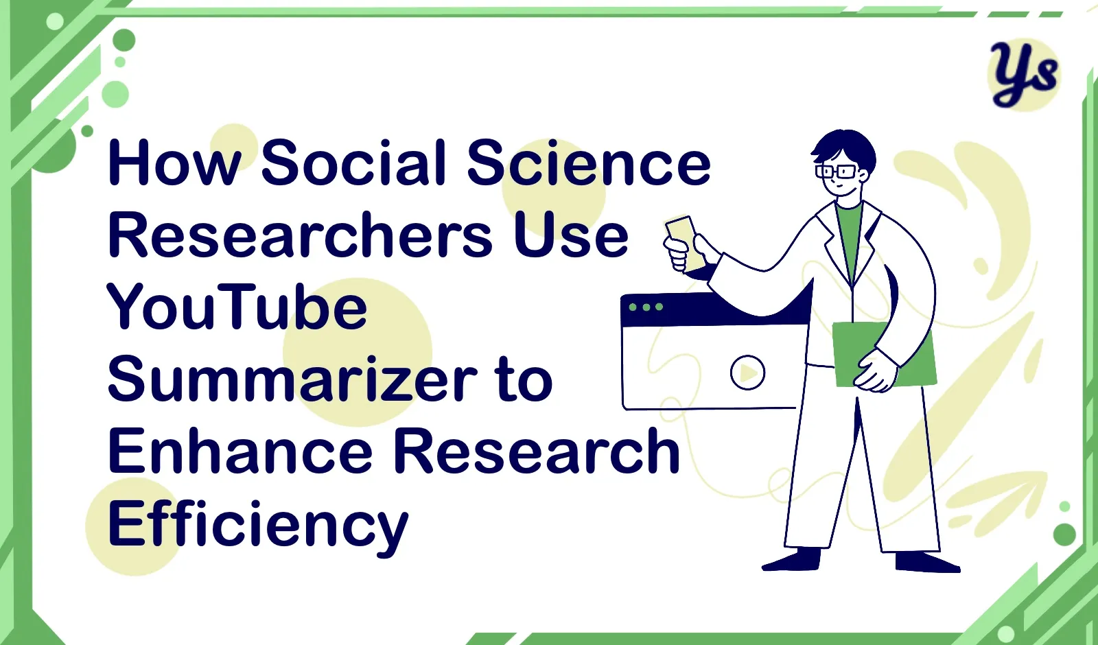 How Social Science Researchers Use YouTube Summarizer to Enhance Research Efficiency